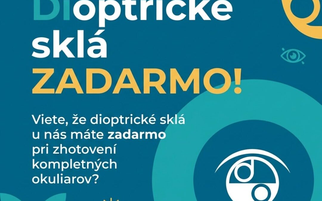 Dioptrické sklá ZADARMO